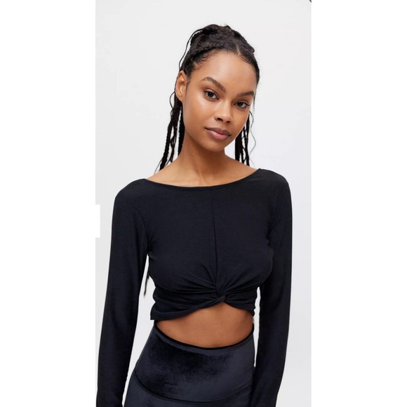 Beyond Yoga Tops - Beyond Yoga Featherweight Twist Of Fate Pullover In Black Size XL NEW NWT